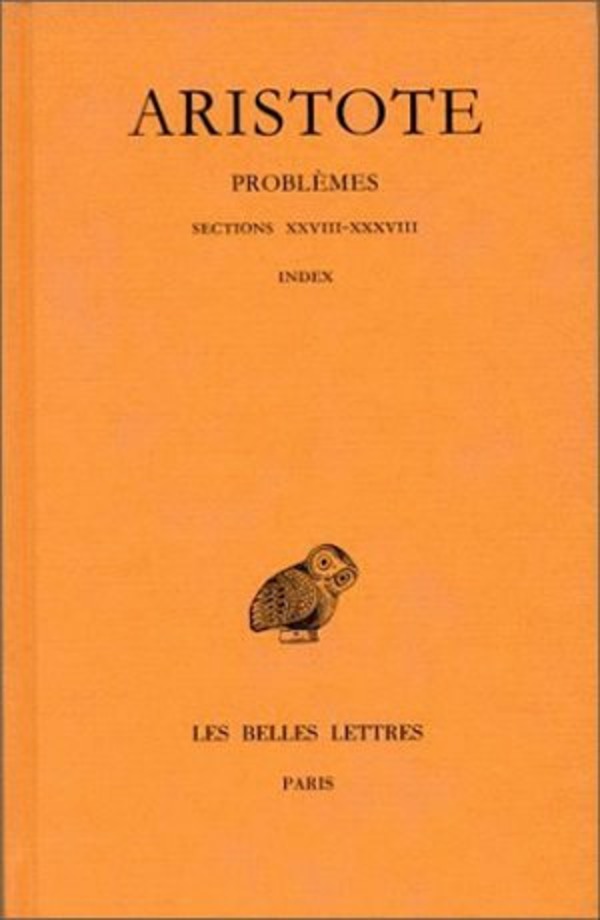 Problèmes.Tome III, Sections XXVIII-XXXVIII, Index