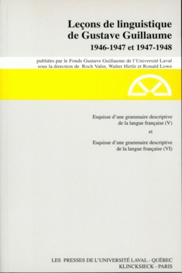 Leçons des années 1946-1947 et 1947-1948, Série A