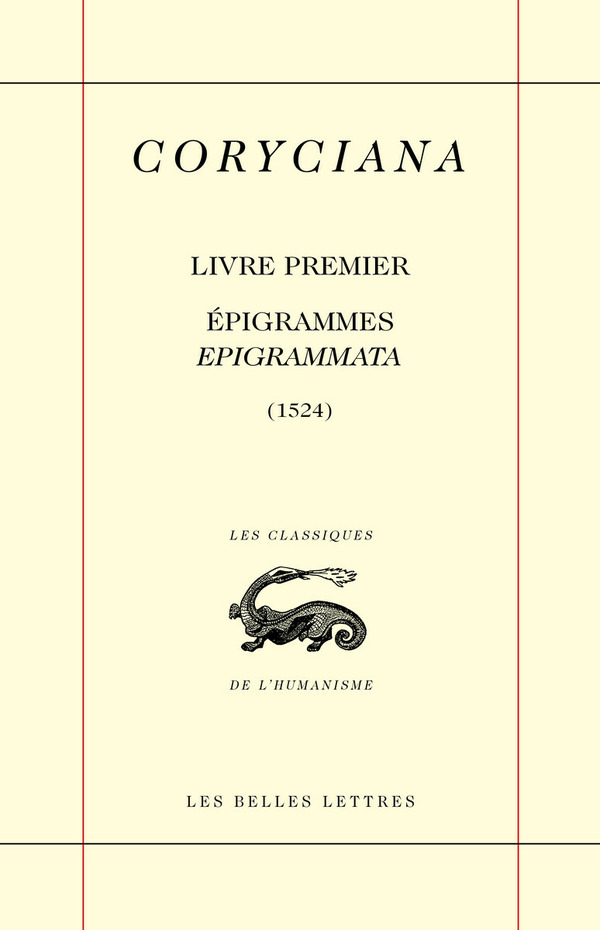 Coryciana. Livre Premier