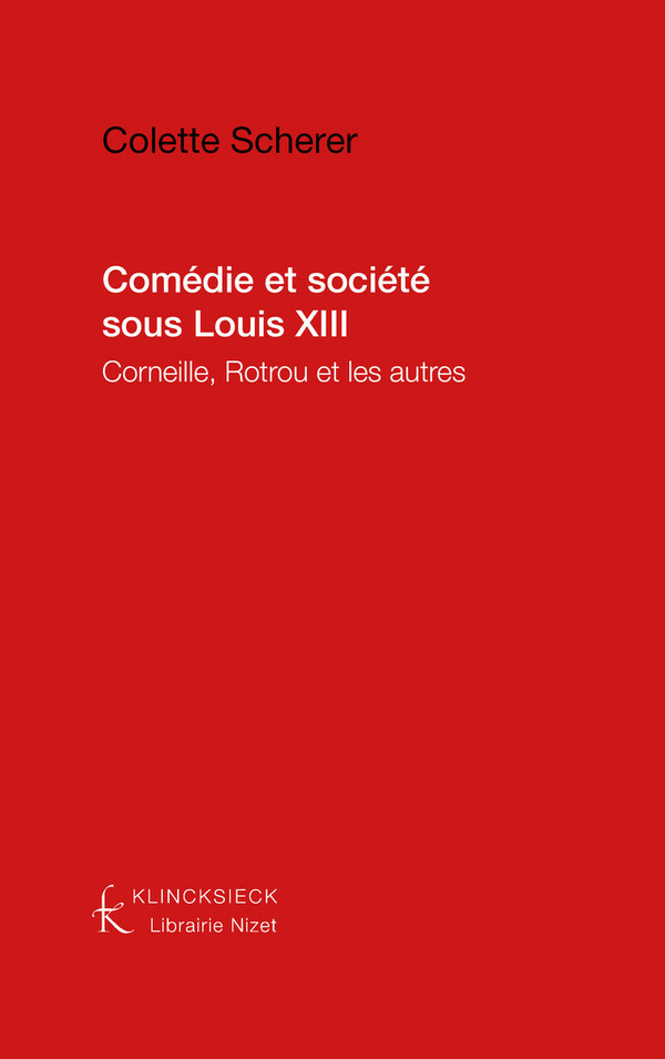 Comédie et société sous Louis XIII