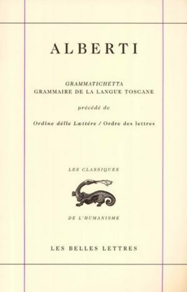 Grammaire de la langue toscane / Grammatichetta