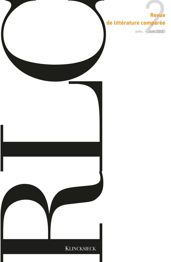 Revue de littérature comparée - N°2-2025